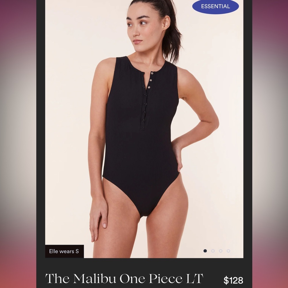 Andie Black Malibu One Piece